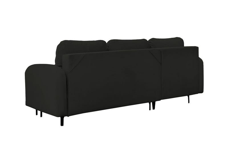 Knocklong 3-sits Hörnbäddsoffa Black - Products - Möbler - Soffa - Bäddsoffa - Hörnbäddsoffa