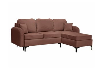 Knocklong 3-sits Hörnbäddsoffa Brown - Products - Möbler - Soffa - Bäddsoffa - Hörnbäddsoffa