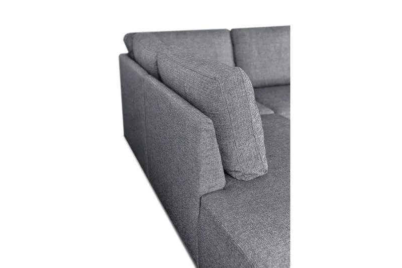 Leo Bäddsoffa 3-sits med Schäslong Vänster - Mellangrå - Products - Möbler - Soffa - Bäddsoffa - Bäddsoffa divan
