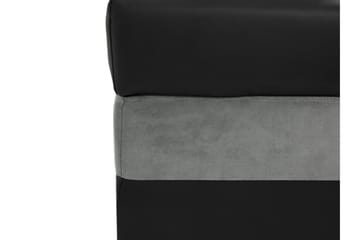 Naoma Bäddsoffa m. Divan 3-sits - Svart - Products - Möbler - Soffa - Bäddsoffa - Bäddsoffa divan