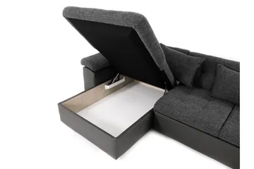 Sakri 5-sits Hörnbäddsoffa White - Products - Möbler - Soffa - Bäddsoffa - Bäddsoffa divan