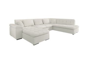 Sakri 5-sits Hörnbäddsoffa White - Products - Möbler - Soffa - Bäddsoffa - Bäddsoffa divan