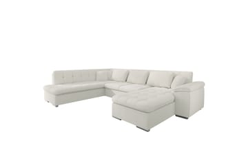 Sakri 5-sits Hörnbäddsoffa White - Products - Möbler - Soffa - Bäddsoffa - Bäddsoffa divan