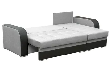 Sydney Hörnsoffa LED-belysning - Brun/Gr å - Products - Möbler - Soffa - Bäddsoffa - Bäddsoffa divan