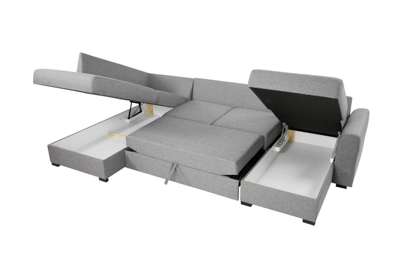 Taberk Bäddsoffa med Divan och Schäslong 4-sits - Rosa - Products - Möbler - Soffa - Bäddsoffa - Bäddsoffa divan