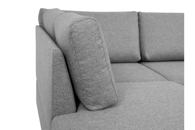 Taberk Bäddsoffa med Divan och Schäslong 5-sits i Bouclé - Grön - Products - Möbler - Soffa - Bäddsoffa - Bäddsoffa divan