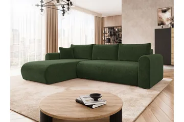 Tacon Bäddsoffa m. Divan 3-sits - Grön - Products - Möbler - Soffa - Bäddsoffa - Bäddsoffa divan