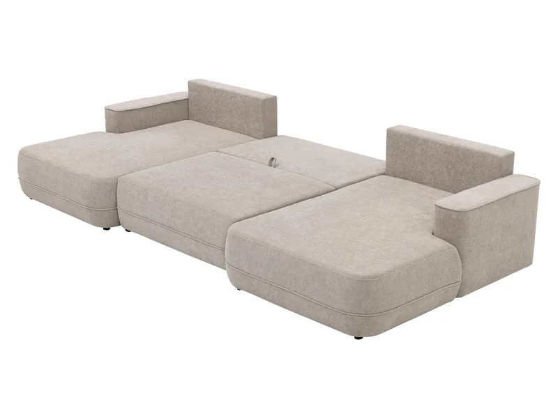 Uppland Bäddsoffa Dubbeldivan 5-sits - Beige - Products - Möbler - Soffa - Bäddsoffa - U bäddsoffa