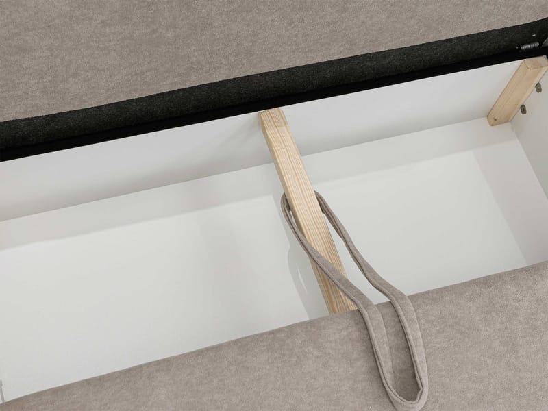 Uppland Bäddsoffa med Divan 3-sits - Vit - Products - Möbler - Soffa - Bäddsoffa - Bäddsoffa divan