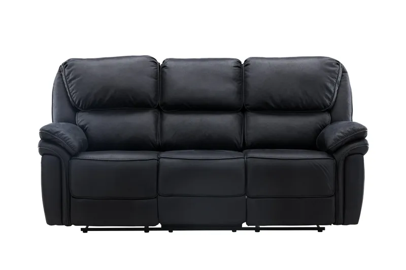 Saranda Reclinersoffa - Svart - Products - Möbler - Soffa - Biosoffa & reclinersoffa - 3 sits biosoffa & reclinersoffa