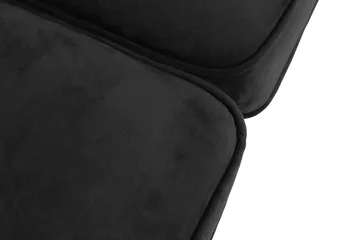 Chesterfield Lyx 2-sits Liten sammetssoffa - Djup soffa 160 cm bred - Svart - Products - Möbler - Soffa - Sammetssoffa