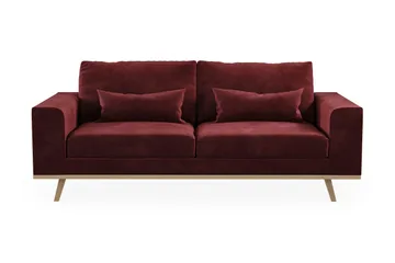 Copenhagen 2-sits Sammetssoffa, Lila