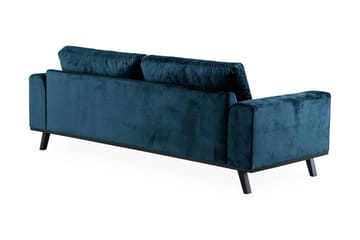 Copenhagen 3-sits Sammetssoffa - Blå - Products - Möbler - Soffa - 3 sits soffa
