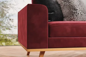 Copenhagen 4-sits Sammetssoffa - Lila - Products - Möbler - Soffa - Sammetssoffa