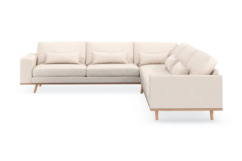Copenhagen 6-sits L-formad Hörnsoffa i Manchester, Beige