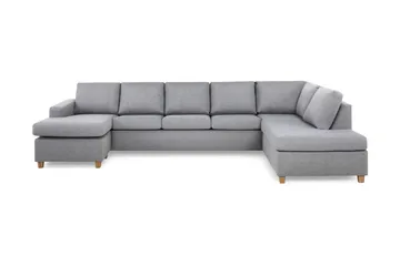 Crazy 5-sits Högervänd U-formad X-Large Soffa med Divan och Schäslong i Tyg