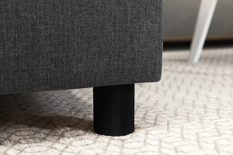 Crazy 5-sits U-formad Soffa med dubbelschäslong i Tyg - Mörkgrå - Products - Möbler - Soffa - U-soffa