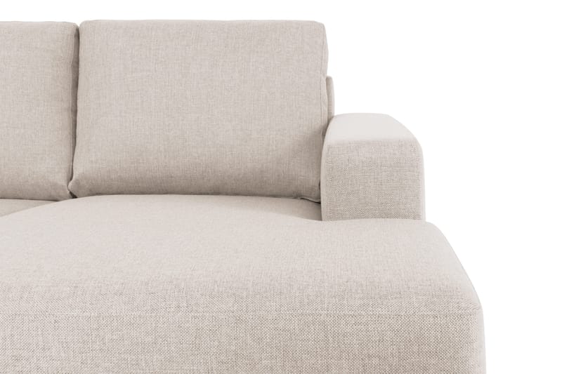 Crazy 5-sits Vänstervänd U-formad X-Large Soffa med Divan och Schäslong i Tyg - Beige - Products - Möbler - Soffa - U-soffa