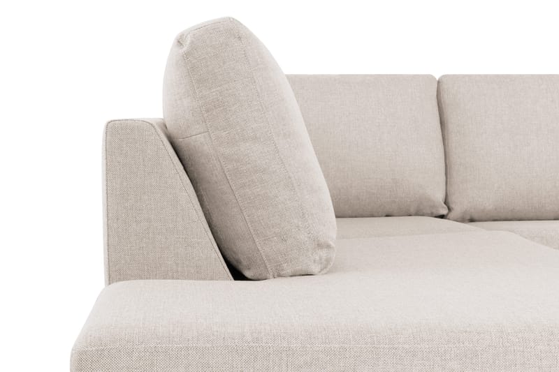 Crazy 5-sits Vänstervänd U-formad X-Large Soffa med Divan och Schäslong i Tyg - Beige - Products - Möbler - Soffa - U-soffa
