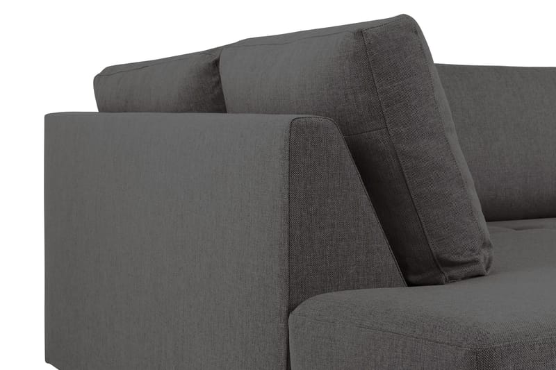 Crazy 5-sits Vänstervänd U-formad X-Large Soffa med Divan och Schäslong i Tyg - Mörkgrå - Products - Möbler - Soffa - U-soffa