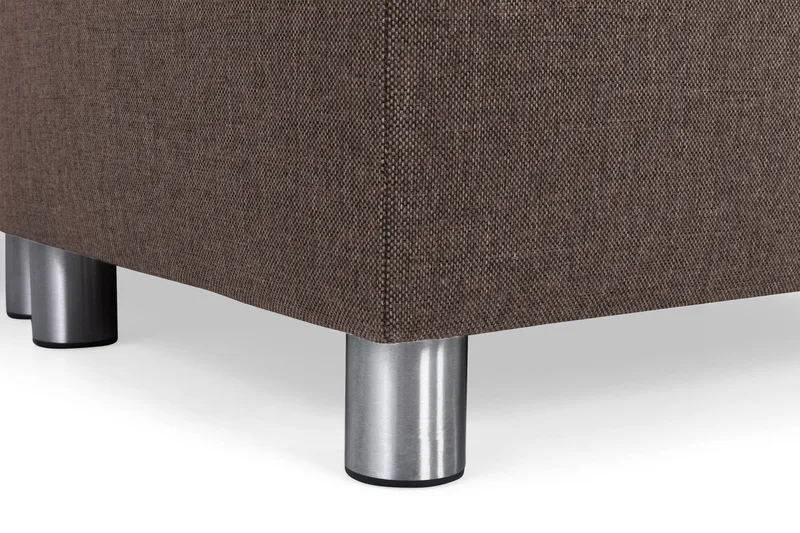 Crazy 6-sits Vändbar L-formad X-Large Hörnsoffa i Tyg - Brun - Products - Möbler - Soffa - Hörnsoffa