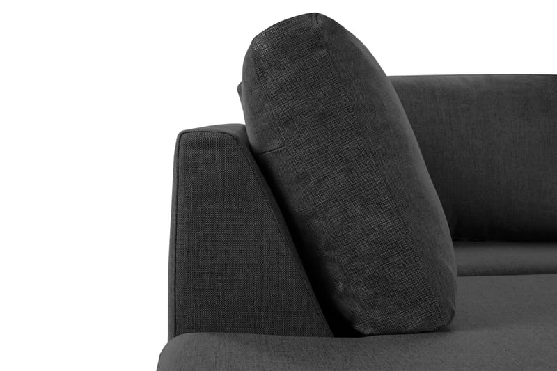 Crazy 6-sits Vänstervänd U-formad XX-Large Soffa med Divan och Schäslong i Tyg - Antracit - Products - Möbler - Soffa - U-soffa