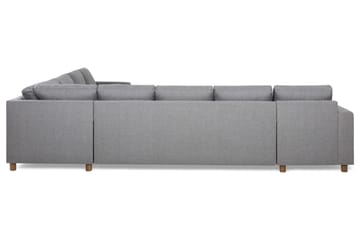 Crazy 7-sits Vändbar L-formad XX-Large Hörnsoffa i Tyg - Grå - Products - M öbler - Soffa - Hörnsoffa