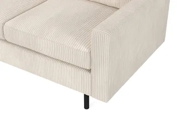 Peppe 4-sits Vänstervänd L-formad Schäslongsoffa i Manchester - Beige - Products - Möbler - Soffa - Divansoffa & schäslongsoffa - 4 sits soffa med divan