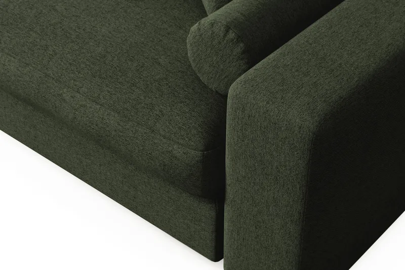 Arken Lyx 4-sits Vändbar L-formad Djup Divansoffa i Tyg - Grön - Products - Möbler - Soffa - Divansoffa & schäslongsoffa - 4 sits soffa med divan