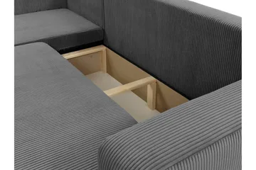 Barile Soffa med Divan 3-sits - Blå - Products - Möbler - Soffa - Divansoffa & schäslongsoffa - 3 sits soffa med divan