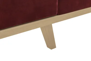 Copenhagen 4-sits Högervänd L-formad Schäslongsoffa i Sammet - Lila - Products - Möbler - Soffa - Divansoffa & schäslongsoffa - 4 sits soffa med divan