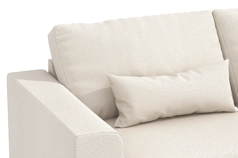 Copenhagen 4-sits Högervänd L-formad Schäslongsoffa i Tyg - Beige - Products - Möbler - Soffa - Divansoffa & schäslongsoffa - 4 sits soffa med divan