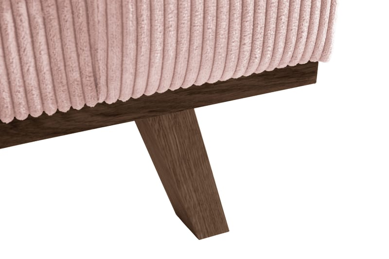 Copenhagen 4-sits Vänstervänd L-formad Schäslongsoffa i Manchester - Rosa - Products - Möbler - Soffa - Divansoffa & schäslongsoffa - 4 sits soffa med divan