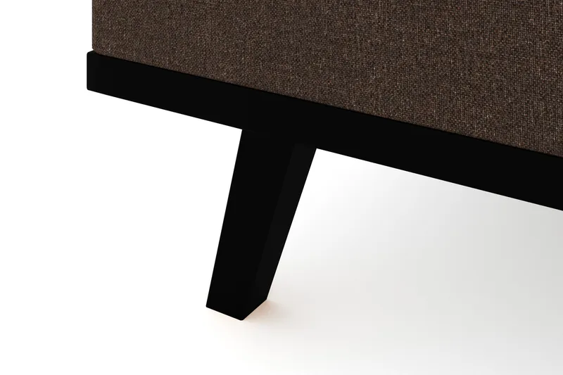 Copenhagen 4-sits Vänstervänd L-formad Schäslongsoffa i Tyg - Brun - Products - Möbler - Soffa - Divansoffa & schäslongsoffa - 4 sits soffa med divan