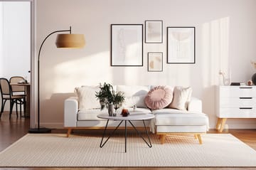 Copenhagen Compact 3-sits Vändbar L-formad Divansoffa i Tyg - Ljusgrå - Products - Möbler - Soffa - Divansoffa & schäslongsoffa - 3 sits soffa med divan