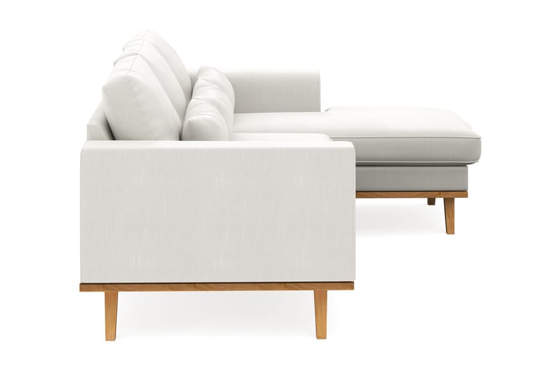 Copenhagen Compact 3-sits Vändbar L-formad Divansoffa i Tyg - Ljusgrå - Products - Möbler - Soffa - Divansoffa & schäslongsoffa - 3 sits soffa med divan