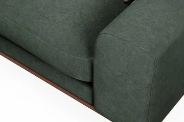 Copenhagen Premium 4-sits Vänstervänd L-formad Djup Divansoffa i Tyg - Grön - Products - Möbler - Soffa - Divansoffa & schäslongsoffa - 3 sits soffa med divan