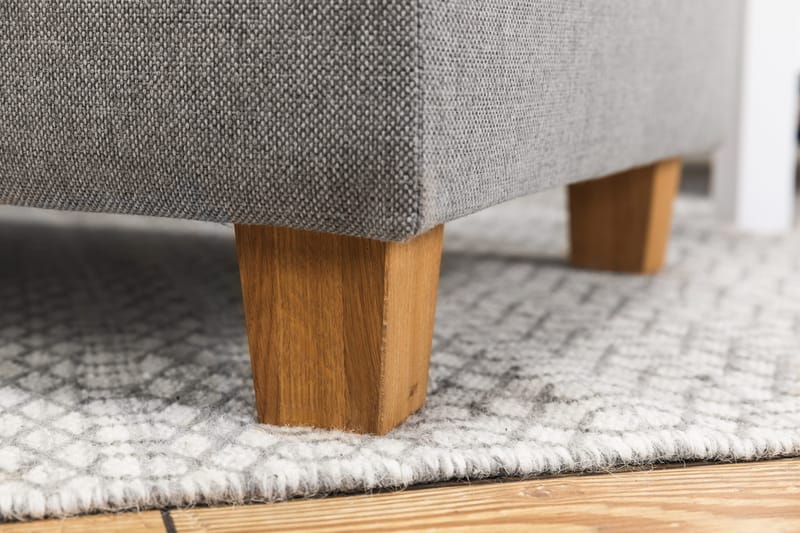 Crazy 3-sits Högervänd L-formad Schäslongsoffa i Tyg - Grå - Products - Möbler - Soffa - Divansoffa & schäslongsoffa - 2 sits soffa med divan