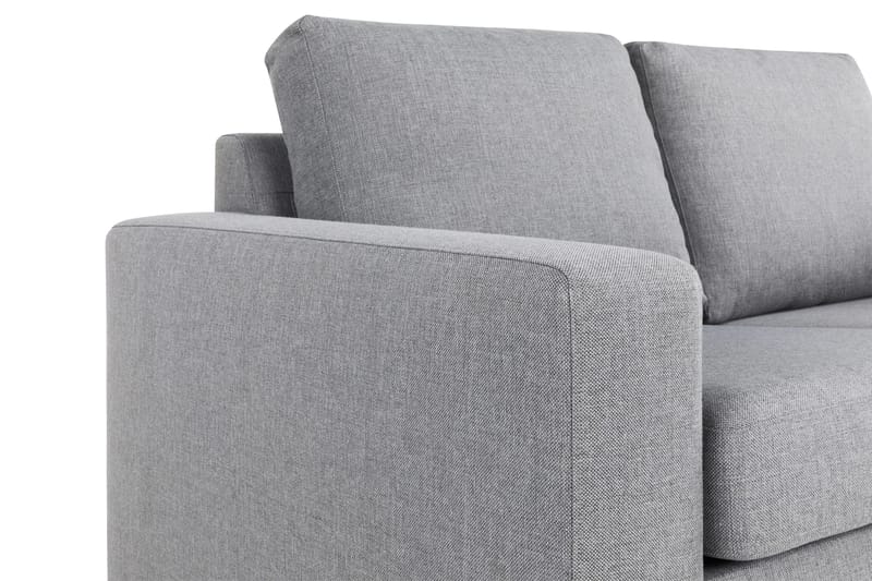 Crazy 3-sits Högervänd L-formad Schäslongsoffa i Tyg - Grå - Products - Möbler - Soffa - Divansoffa & schäslongsoffa - 2 sits soffa med divan