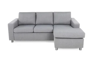 Crazy 3-sits Vändbar L-formad Divansoffa i Tyg
