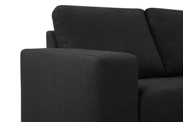 Crazy 4-sits Högervänd L-formad Schäslongsoffa i Tyg - Antracit - Products - Möbler - Soffa - Divansoffa & schäslongsoffa - 3 sits soffa med divan