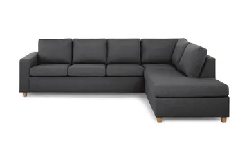 Crazy 4-sits Högervänd L-formad Schäslongsoffa i Tyg