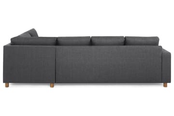 Crazy 4-sits Högervänd L-formad Schäslongsoffa i Tyg - Mörkgrå - Products - Möbler - Soffa - Divansoffa & schäslongsoffa - 3 sits soffa med divan