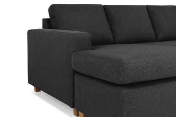 Crazy 4-sits Högervänd U-formad Large Soffa med Divan och Schäslong i Tyg - Antracit - Products - Möbler - Soffa - Divansoffa & schäslongsoffa - 3 sits soffa med divan