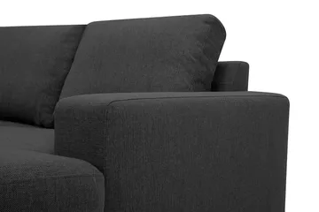 Crazy 4-sits Vänstervänd U-formad Small Soffa med Divan och Schäslong i Tyg - Mörkgrå - Products - Möbler - Soffa - Divansoffa & schäslongsoffa - 3 sits soffa med divan
