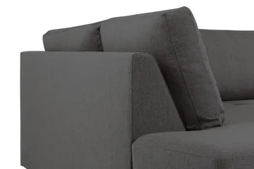 Crazy 4-sits Vänstervänd U-formad Small Soffa med Divan och Schäslong i Tyg - Mörkgrå - Products - Möbler - Soffa - Divansoffa & schäslongsoffa - 3 sits soffa med divan