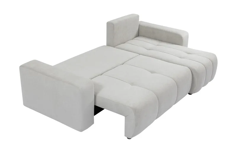 Flo Bäddsoffa med Divan 3-sits - Ljusgrå - Products - Möbler - Soffa - Divansoffa & schäslongsoffa - 3 sits soffa med divan