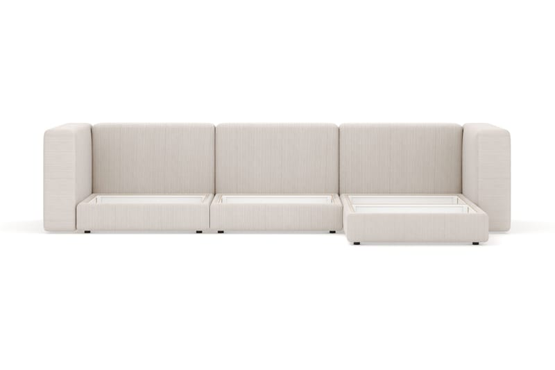 Hagblom 4-sits Divansoffa med Förvaring Vändbar - Beige - Products - Möbler - Soffa - Divansoffa & schäslongsoffa - 4 sits soffa med divan