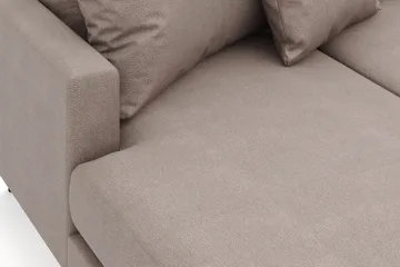 Menard 4-sits Högervänd Stor U-formad Djup Soffa med Divan och Schäslong i Tyg - Brun - Products - Möbler - Soffa - Divansoffa & schäslongsoffa - 4 sits soffa med divan