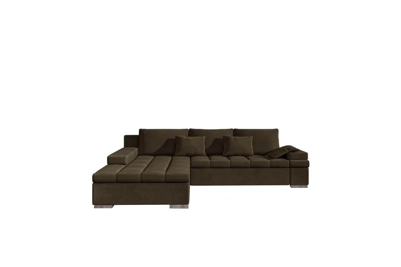 Naoma Soffa med Divan 3-sits, Brun